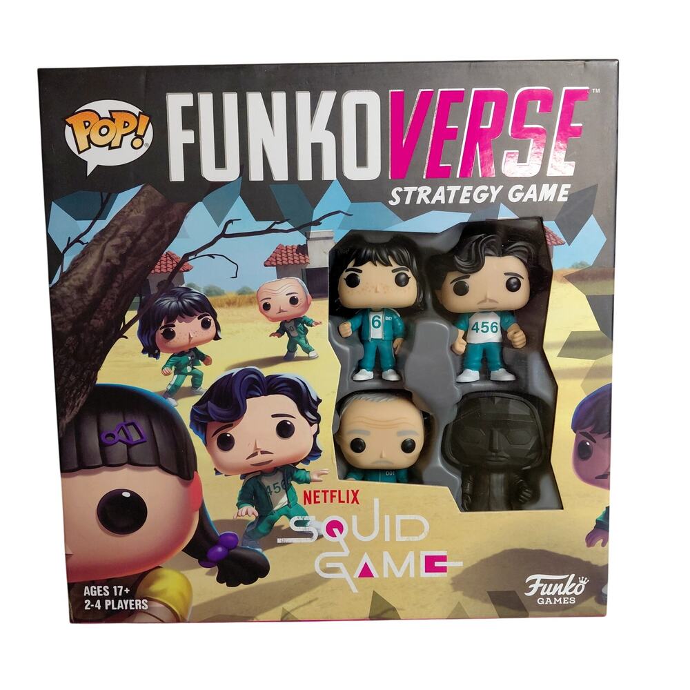 Funkoverse: Squid Game 100 4-Pack Board Game 17+ NWT
